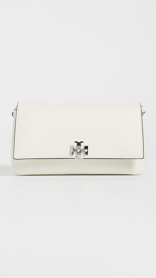 Tory Burch Women's Charlie Crossbody Bag, Bianco, One Size