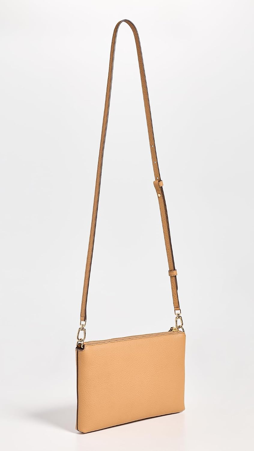 Tory Burch Women's Mercer Pebbled Wallet Crossbody