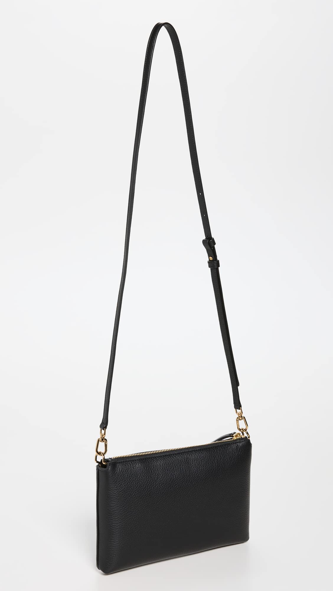 Tory Burch Women's Mercer Pebbled Wallet Crossbody