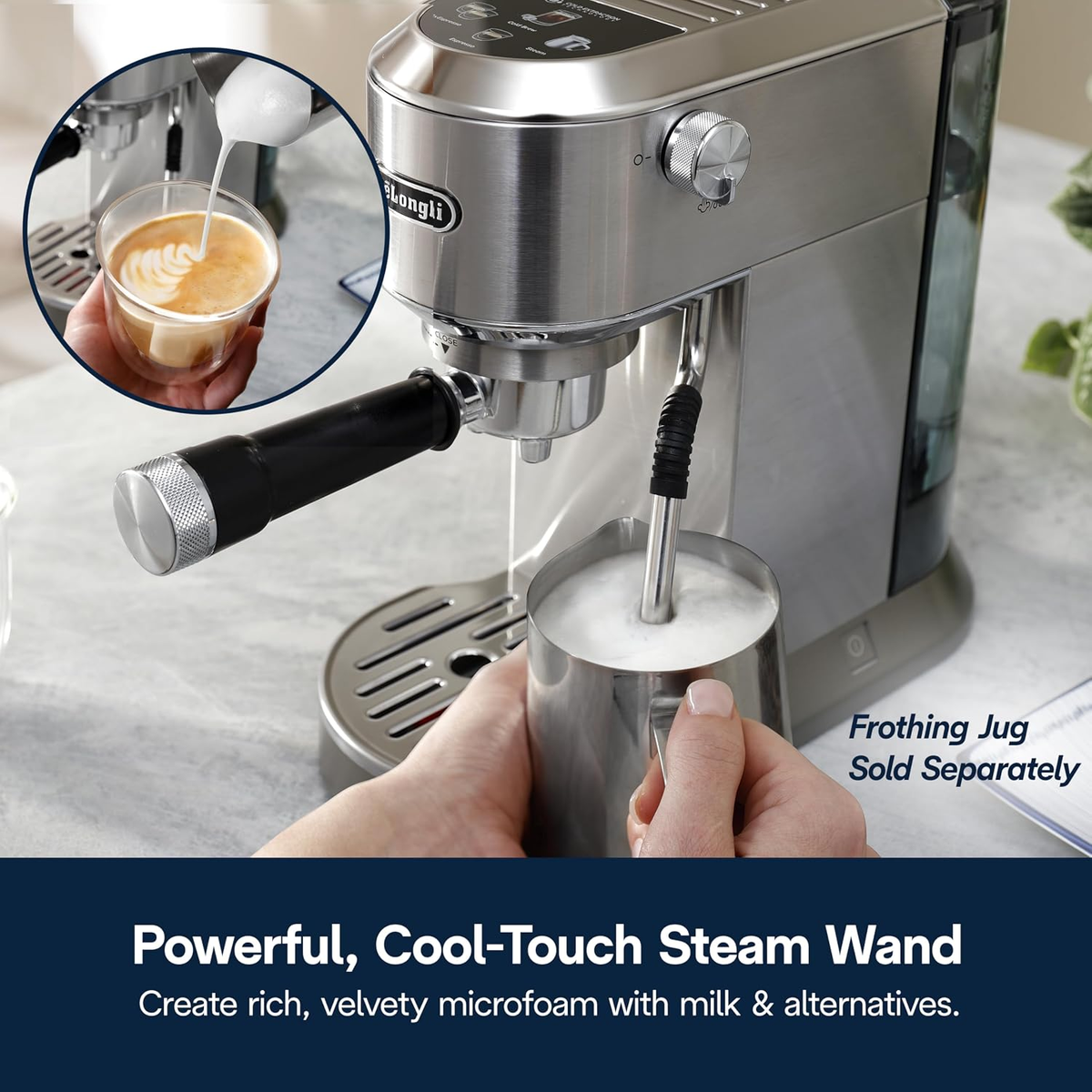 Compact Espresso Machine with Cold Brew & Milk Frother