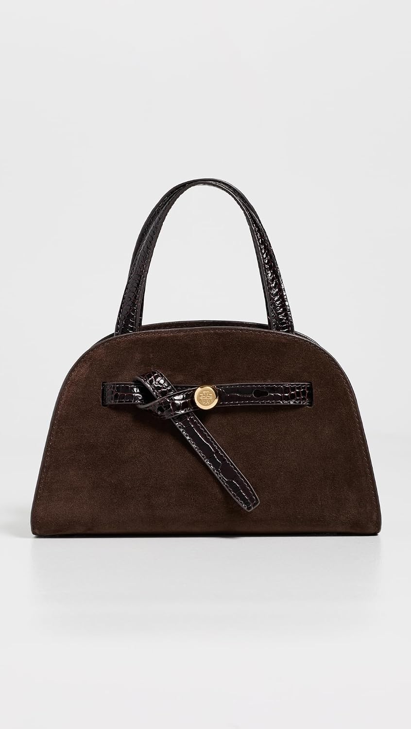 Tory Burch Women's Romy Suede Small Bauletto Bag