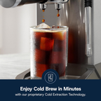 Compact Espresso Machine with Cold Brew & Milk Frother
