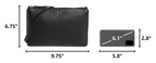 Tory Burch Women's Mercer Pebbled Wallet Crossbody