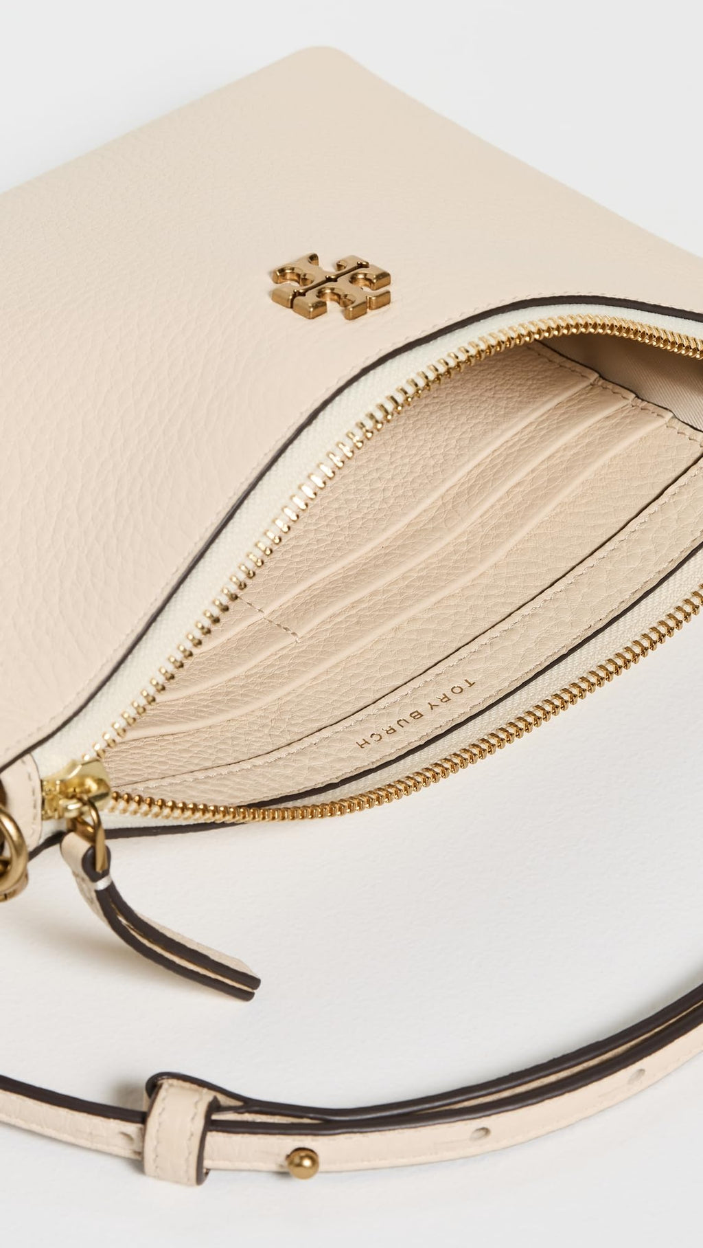 Tory Burch Women's Mercer Pebbled Wallet Crossbody
