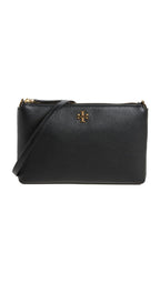 Tory Burch Women's Mercer Pebbled Wallet Crossbody