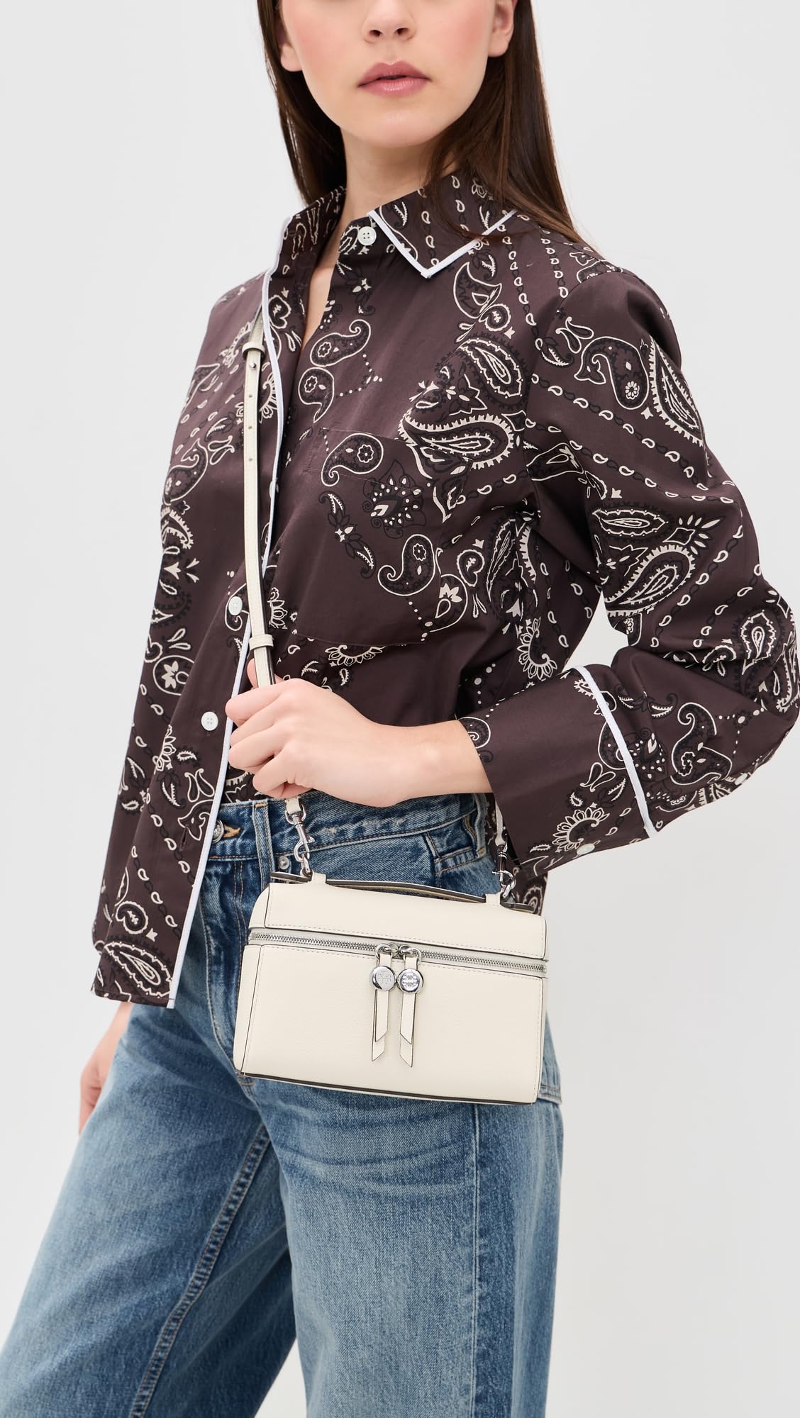 Tory Burch Women's Romy Slim Top Handle Bag