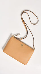 Tory Burch Women's Mercer Pebbled Wallet Crossbody