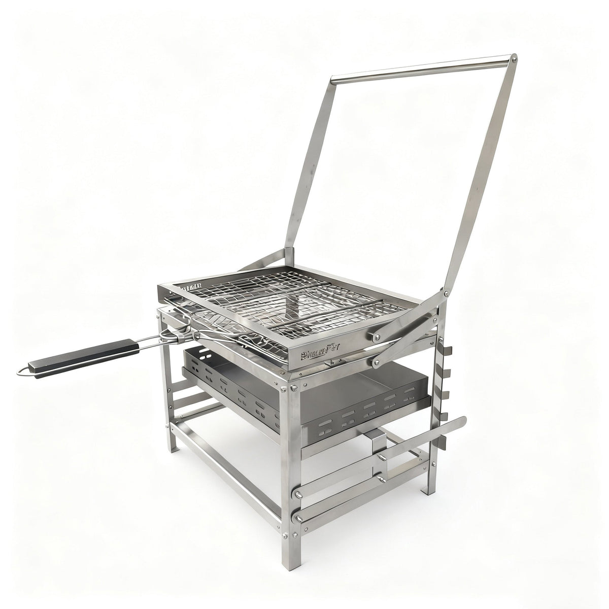 360° Rotating Adjustable Charcoal BBQ Grill