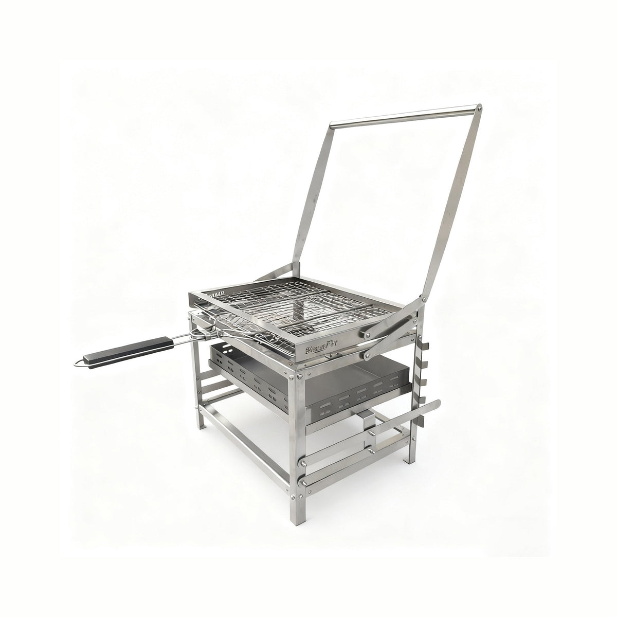 360° Rotating Adjustable Charcoal BBQ Grill