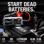 1000A Portable Car Jump Starter with USB Charger, UltraSafe Battery Booster for Gas & Diesel Engines